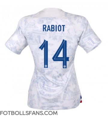 Frankrike Adrien Rabiot #14 Replika Bortatröja Damer VM 2022 Kortärmad